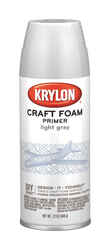 Krylon Foam Primer Gray Craft Spray Paint 12 oz