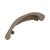 Amerock Cup Pulls Essential'Z Pull Cup Cabinet Pull Cup 2-1/2 in. Satin Nickel 1 pk