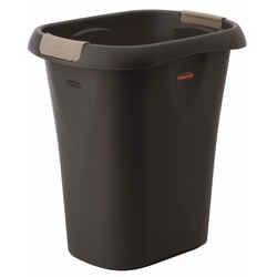 Rubbermaid 5.25 gal. Black Wastebasket Open Top