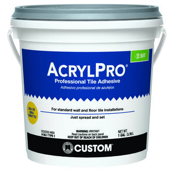 Custom Building Products AcrylPro Ceramic Tile Adhesive 1 gal