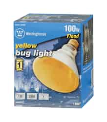 Westinghouse Bug Light 100 watts E26 Incandescent Bulb Yellow 1 pk Floodlight