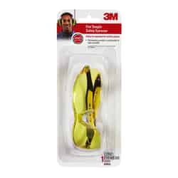 3M Safety Glasses Yellow Lens Yellow Frame 1 pc.