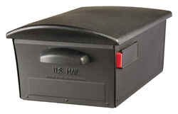 Gibraltar Large Plastic Lockable Mailbox 9-3/8 in. H x 21-3/8 in. L x 21-3/8 in. L x 9-3/8 in. H