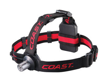 Coast HL3 100 lumens Black LED Head Lamp AAA