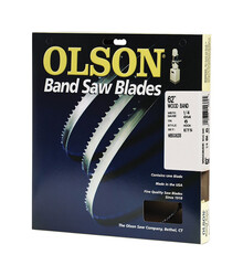 Olson 0.3 in. W x 0.01 in. x 62 L Carbon Steel Band Saw Blade 6 TPI Hook 1 pk