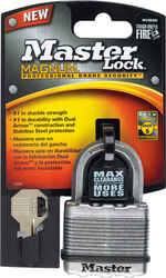 Master Lock 1-7/16 in. H x 13/16 in. W x 2 in. L Laminated Steel Dual Ball Bearing Locking Padloc
