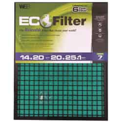 Web Eco Filter 14 in. W X 25 in. H X 1 in. D Polyester 7 MERV Air Filter