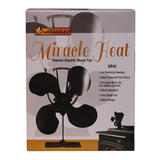 US Stove Ashley Miracle Heat Steel Elegant Wood Stove Fan