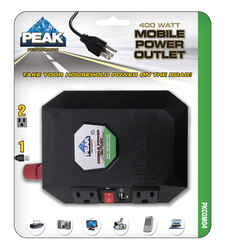 Peak 12 volts 3 Power Inverter 400 watts