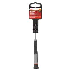 Ace 2-1/2 in. Slotted 5/64 Precision Screwdriver Steel Black 1