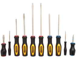 Stanley 10 pc. Screwdriver Set Steel 5 in.