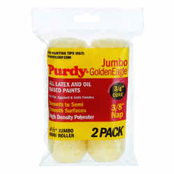 Purdy Golden Eagle Polyester 4.5 in. W X 3/8 in. S Mini Paint Roller Cover 2 pk