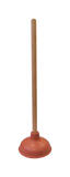 Cobra 18 in. L x 5 in. Dia. Plunger with Wooden Handle