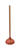 Cobra 18 in. L x 5 in. Dia. Plunger with Wooden Handle