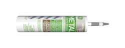 GE Advanced Gray Silicone 2 Metal Gutter Caulk Sealant 10.1 oz