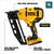 DeWalt 20V MAX XR 16 Ga. Cordless 20 deg Angled Finish Nailer Kit 20 V