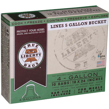 True Liberty Bags 4 gal Clear Goose Food Storage Bags 10 pk