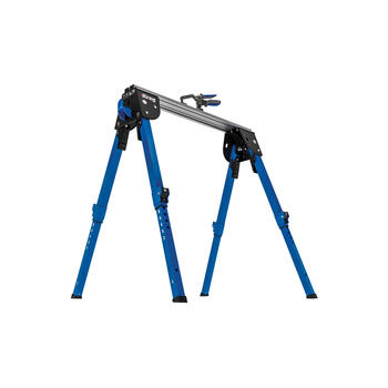 Kreg 7.63 in. H x 9.38 in. W x 33.5 in. D Adjustable Track Horse 1100 lb. capacity Blue 1 pc.