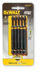 DeWalt Impact Ready Phillips 3-1/2 in. L x #2 in. Screwdriver Bit 1/4 in. 5 pc.