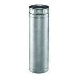 DuraVent 4 in. Dia. x 60 in. L Galvanized Steel Double Wall Stove Pipe