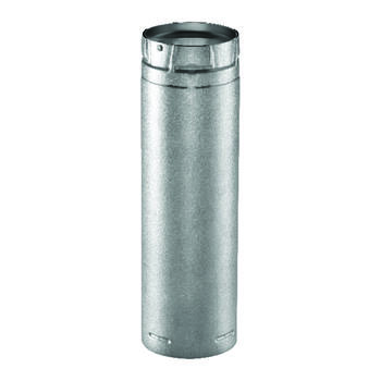 DuraVent 4 in. Dia. x 60 in. L Galvanized Steel Double Wall Stove Pipe