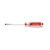 Crescent 4 in. Slotted 3/16 in. Screwdriver Metal Red 1 pc.