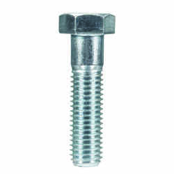 HILLMAN 5/8 in. Dia. x 2-1/2 in. L Zinc Plated Steel Hex Bolt 25 box
