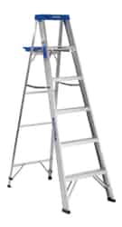 Werner 6 ft. H x 21.5 in. W Aluminum Step Ladder Type I 250 lb.