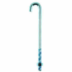 Hampton Small Zinc-Plated Silver Zinc 1 in. L J-Bolt 1 pk 375 lb.