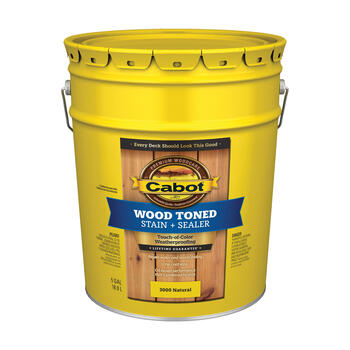 Cabot Transparent Natural Oil-Based Penetrating Oil Deck and Siding Stain 5 gal