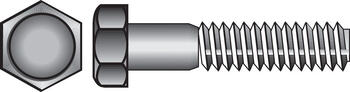 HILLMAN 1/2 in. Dia. x 10 in. L Zinc Plated Steel Hex Bolt 25 box
