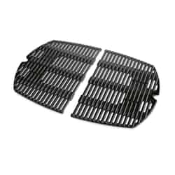 Weber Q300/3000 Cast Iron/Porcelain Grill Cooking Grate 17.8 in. W x 0.5 in. H x 25 in. L