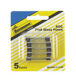 Bussmann 7.5 amps AGC Mini Automotive Fuse 5 pk