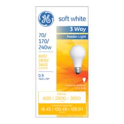 GE Lighting Reader Light 70/170/240 watts A21 Incandescent Bulb 800/2,800/3,600 lumens Soft Whit