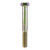 HILLMAN 3/8 in. Dia. x 3 in. L Heat Treated Yellow Dichromate Hex Head Cap Screw 50 box