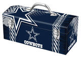 Sainty International 16.25 in. Steel Dallas Cowboys 7.1 in. W x 7.75 in. H Art Deco Tool Box