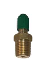 Campbell 1/4 in. 1/4 in. Dia. x 1/4 in. Dia. Threaded Snifter Air Valve MIP Brass