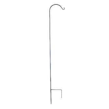 Panacea Black Steel 84 in. H Single Crook Plant Hook