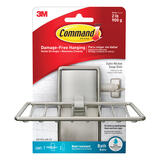 3M Command Medium Holder Metal 1 pk 4.92 in. L