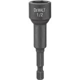 DeWalt Impact Ready 1/2 in. x 2-9/16 in. L Black Oxide Nut Driver 1/4 in. 1 pc. Quick-Change He