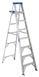 Werner 8 ft. H x 24.5 in. W Aluminum Type I Step Ladder 250 lb.
