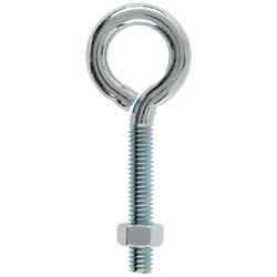 Hampton 5/16 in. x 3-1/4 in. L Zinc-Plated Steel Eyebolt Nut Included