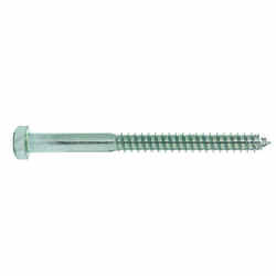 HILLMAN 1/2 in. x 6 in. L Steel Lag Screw 25 pk Hex