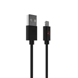 FoneGEAR Fuse Black Lightning USB Charge and Sync Cable For Apple 10 ft. L