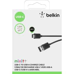 Belkin MIXIT UP 4 ft. L x 6 ft. L For All Smartphones Black Cell Phone Charger