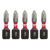 Milwaukee SHOCKWAVE Phillips #1 x 1 in. L Impact Duty Hex Shank 5 pc. Screwdriver Bit Steel