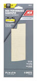 Ace 9 in. L X 3-2/3 in. W 320 Grit Aluminum Oxide Sandpaper 6 pk