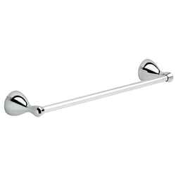 Delta Foundations Chrome Towel Bar 18 in. L Die Cast Zinc