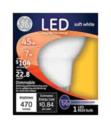 GE R20 E26 (Medium) LED Bulb Soft White 45 Watt Equivalence 1 pk