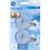 GE Lighting Reveal 40 watts BA9.5 Incandescent Bulb 240 lumens White 2 pk Globe